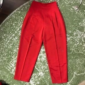 Vintage tapered leg high waisted pants